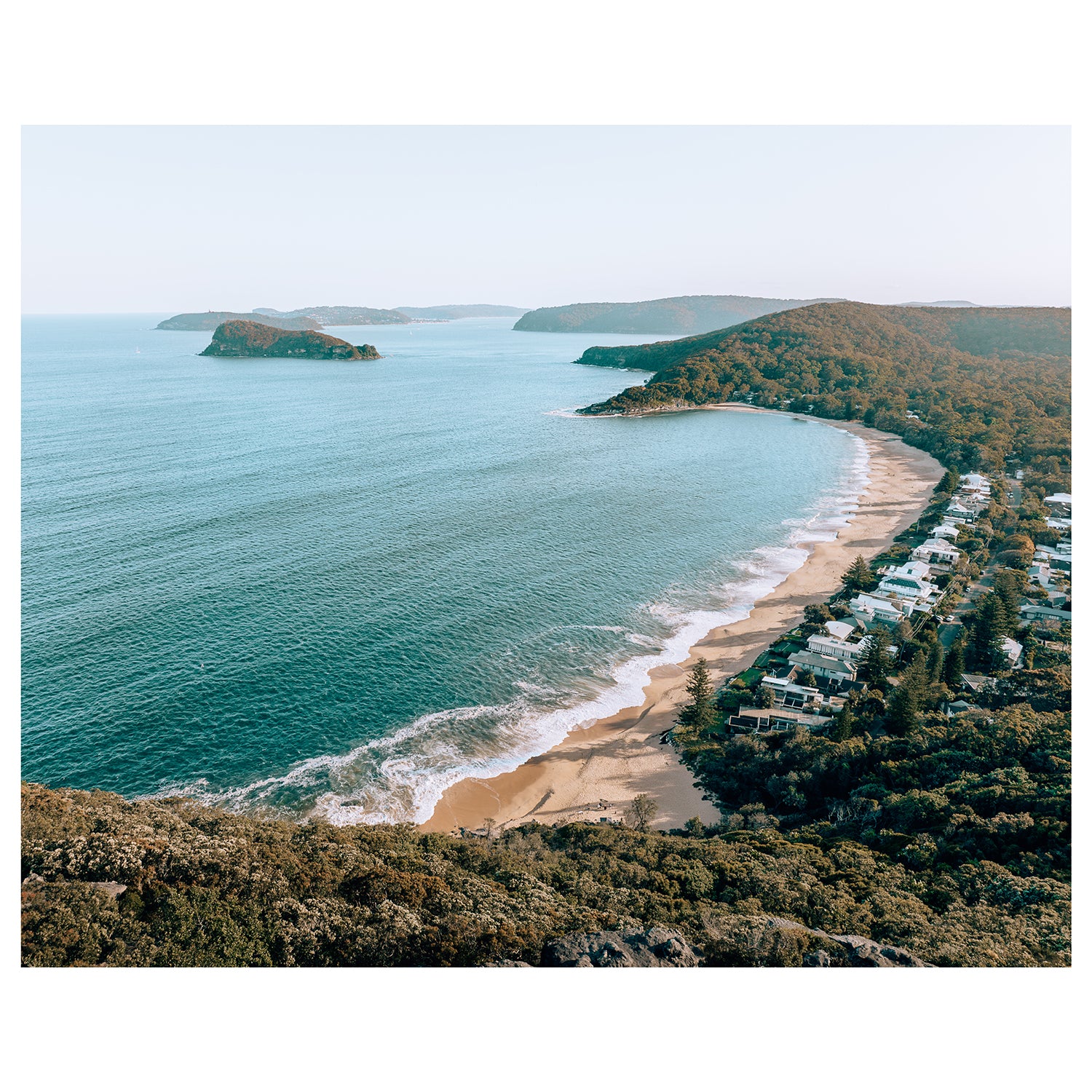 Pearl Beach scenic coastal landscape - Australian beach photography wall art