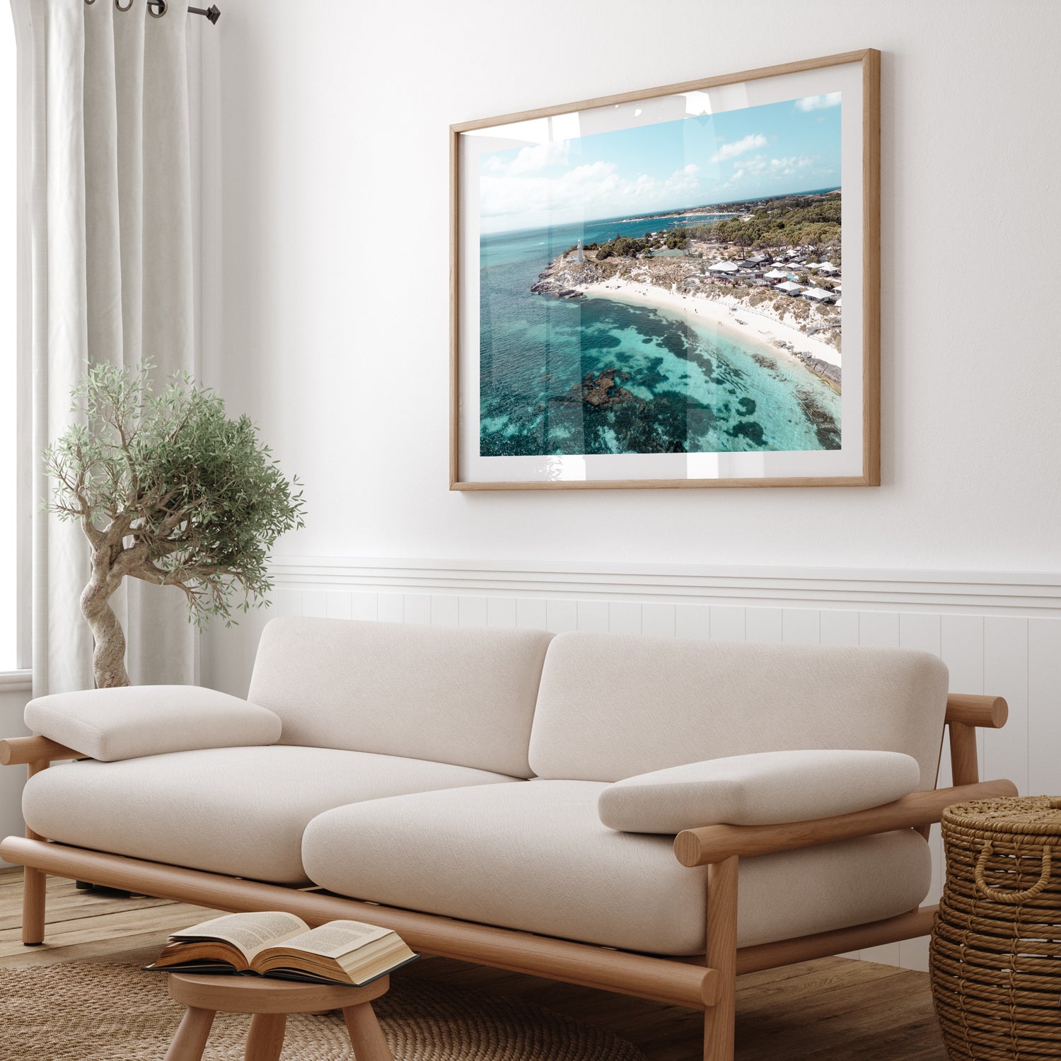 Pinky Beach Art Print - Through Our Lens