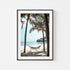 Place To Be" peaceful coastal seascape in black frame - beach landscape wall art for