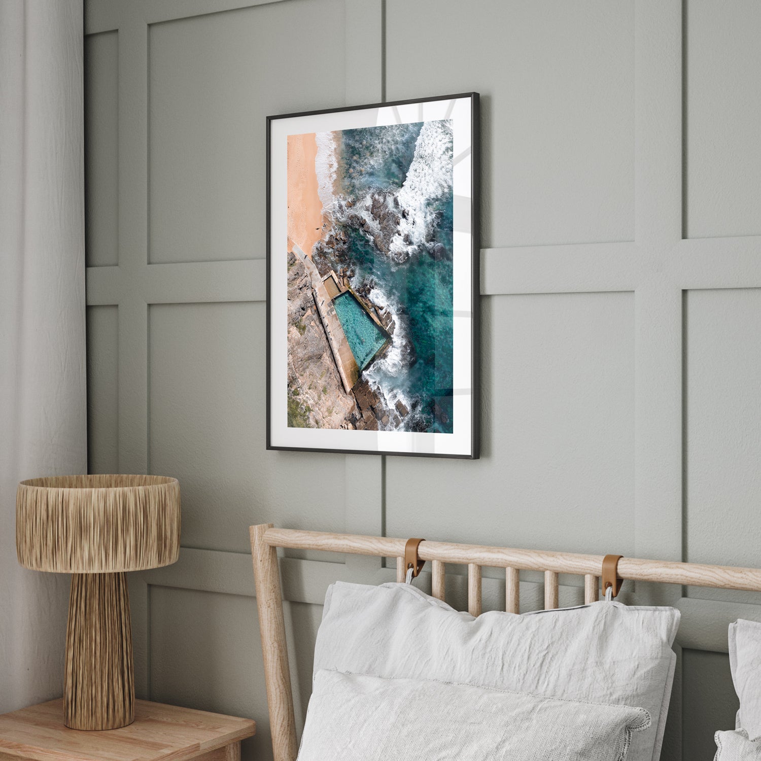 Poolside Blues Art Print