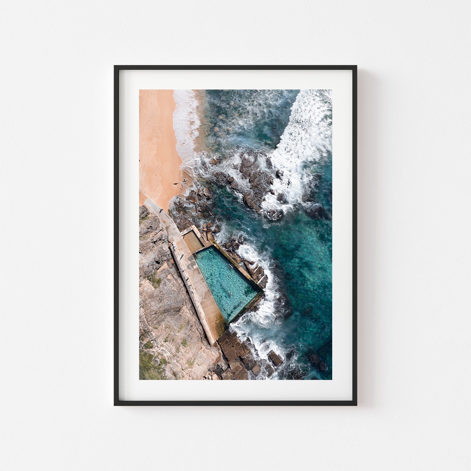 Poolside Blues Art Print