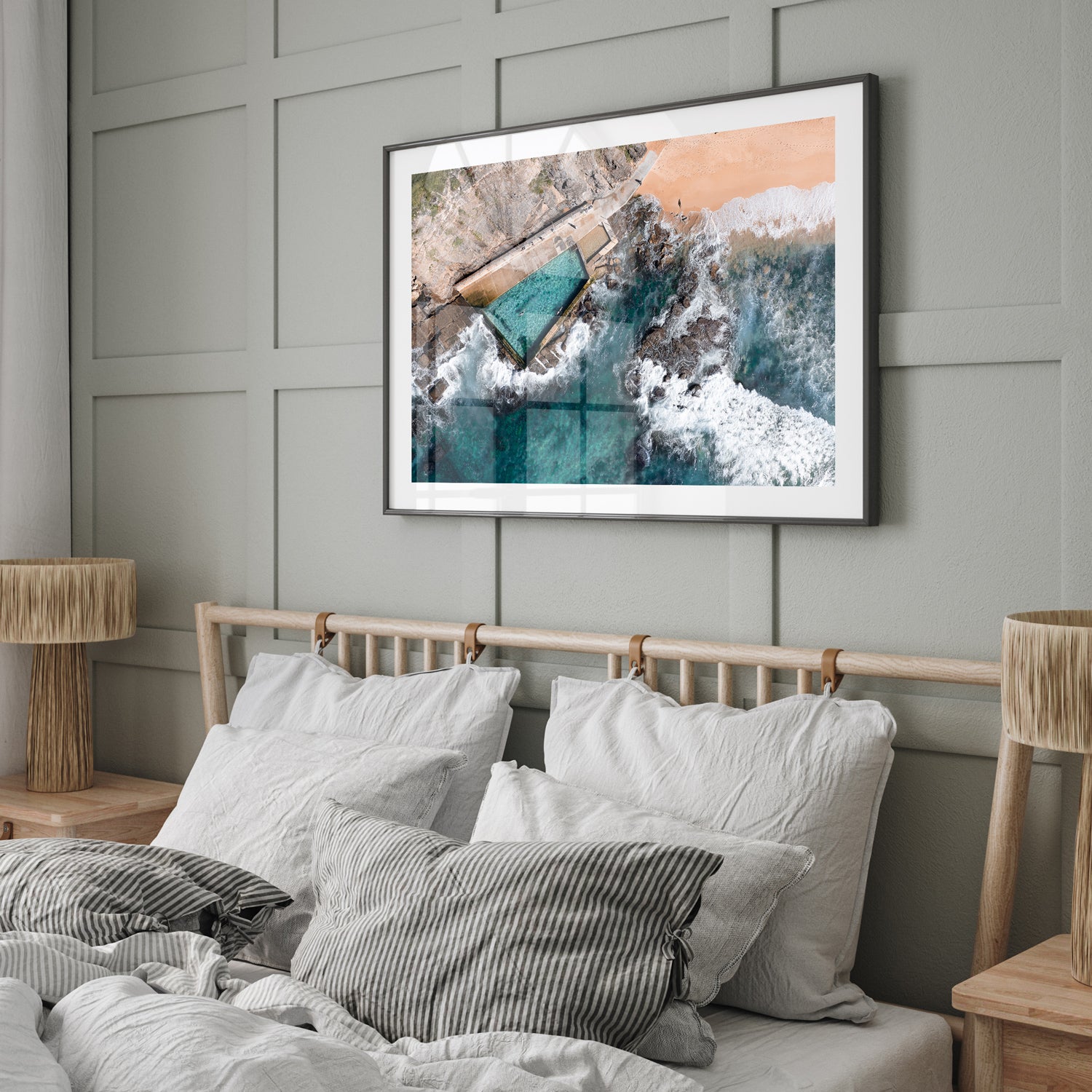 Poolside Blues Art Print