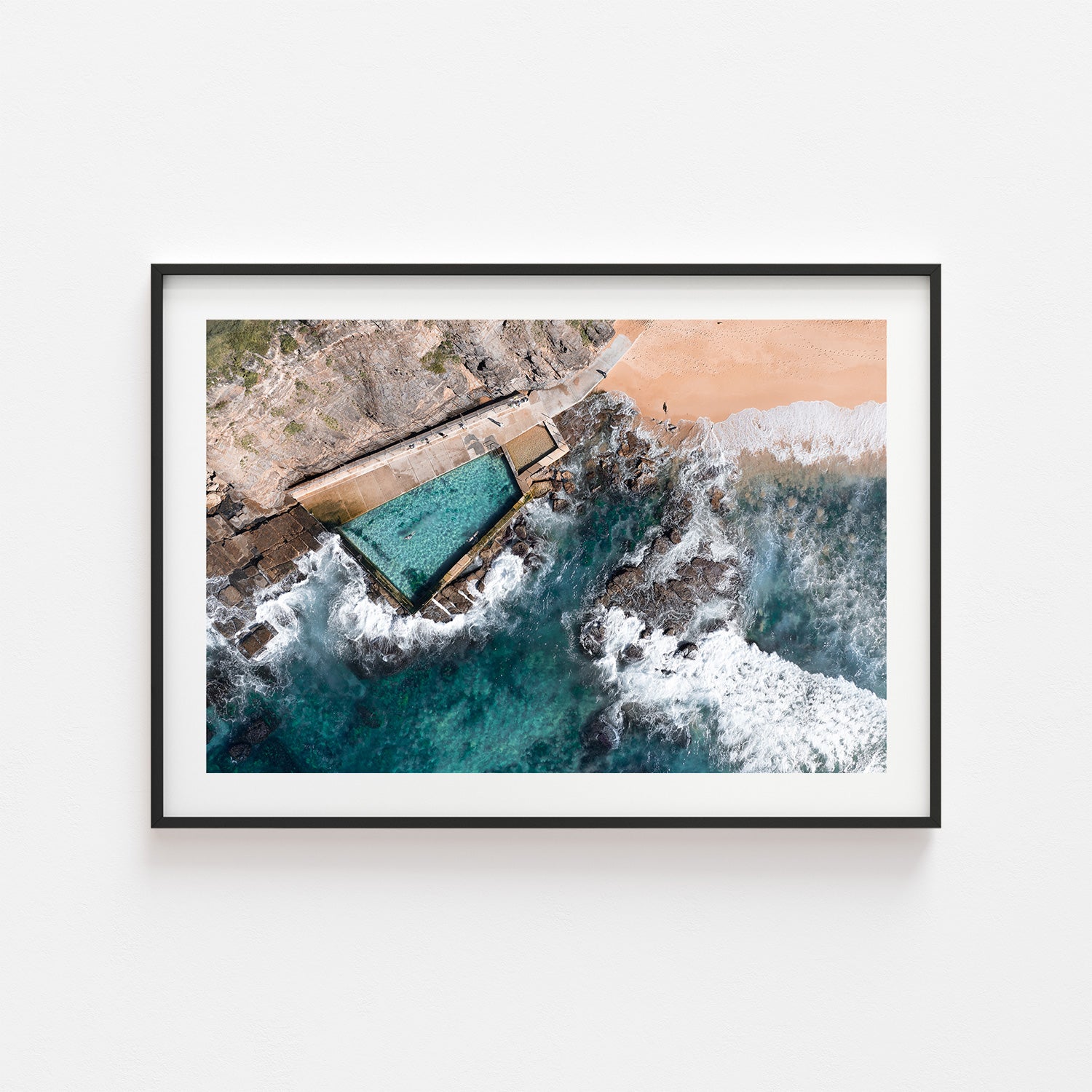 Poolside Blues Art Print