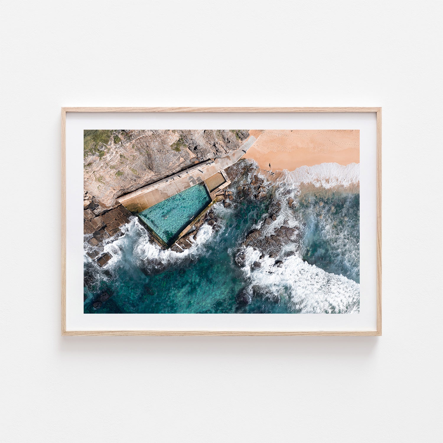 Poolside Blues Art Print