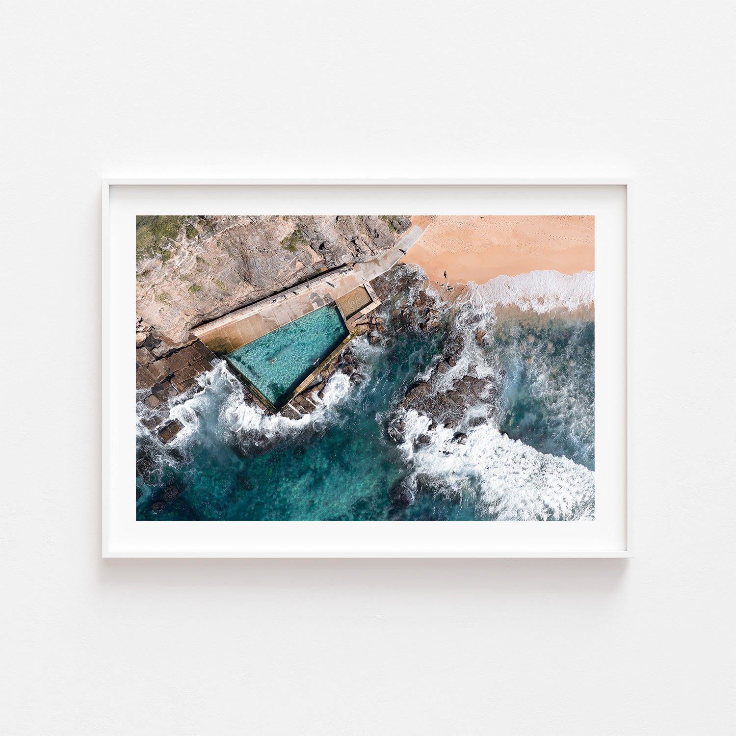 Poolside Blues Art Print