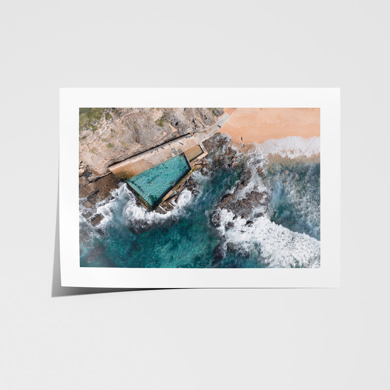 Poolside Blues Art Print
