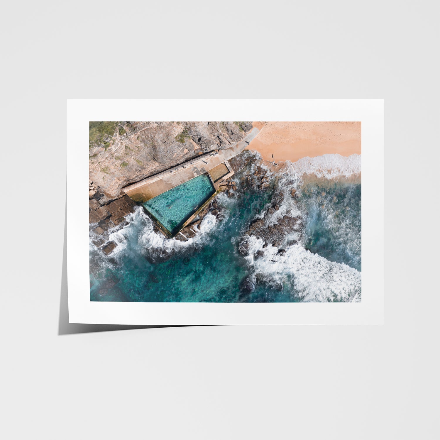 Poolside Blues Art Print