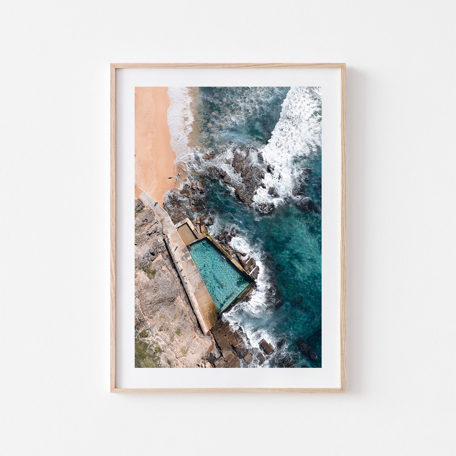 Poolside Blues Art Print