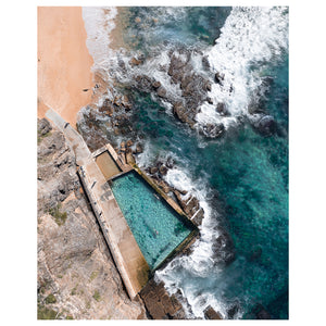 Poolside Blues Art Print