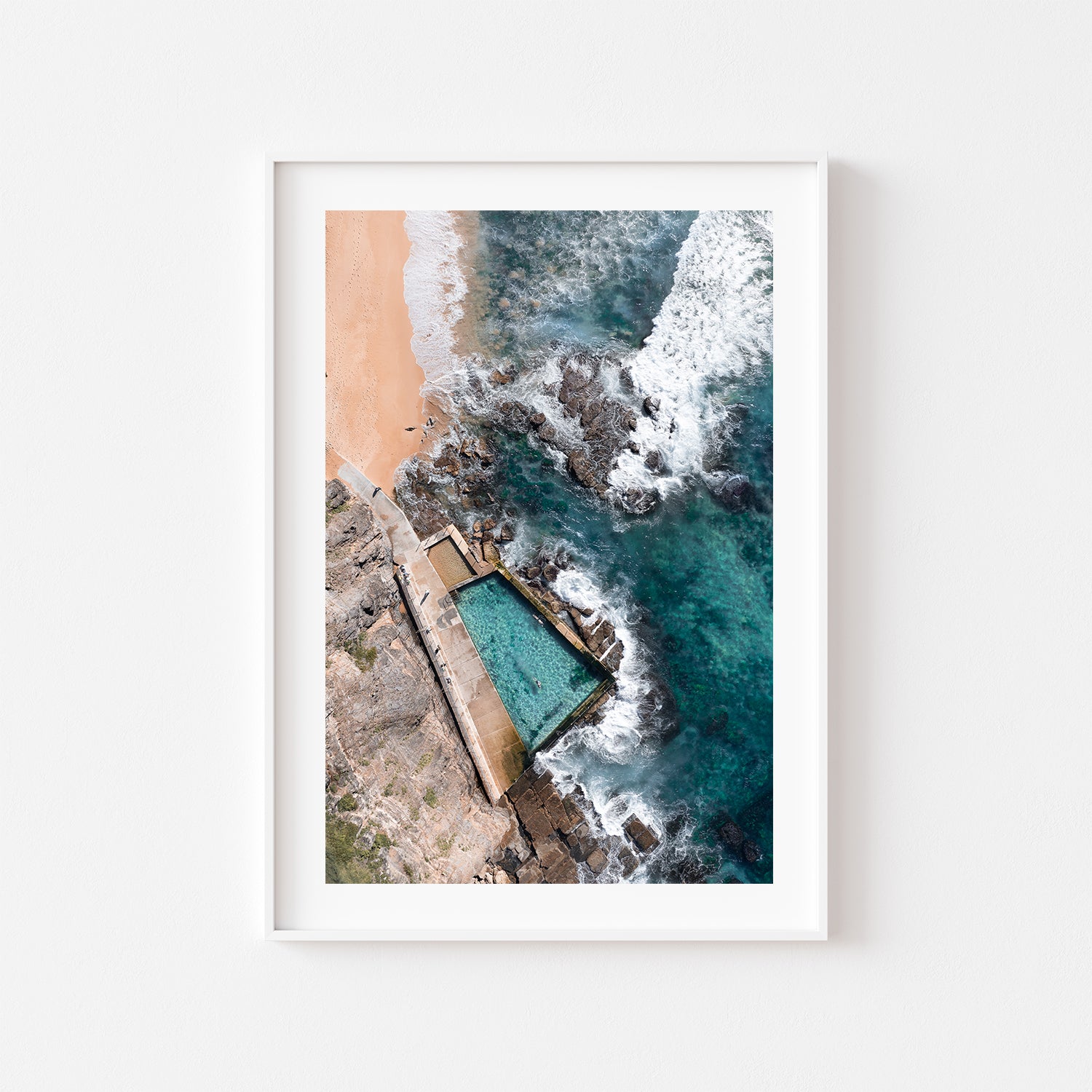 Poolside Blues Art Print