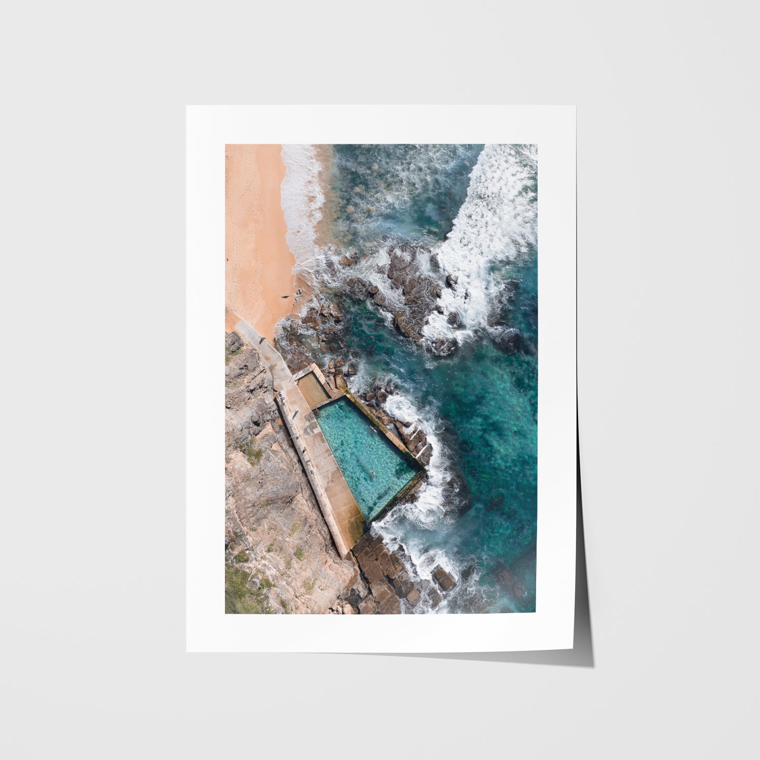 Poolside Blues Art Print