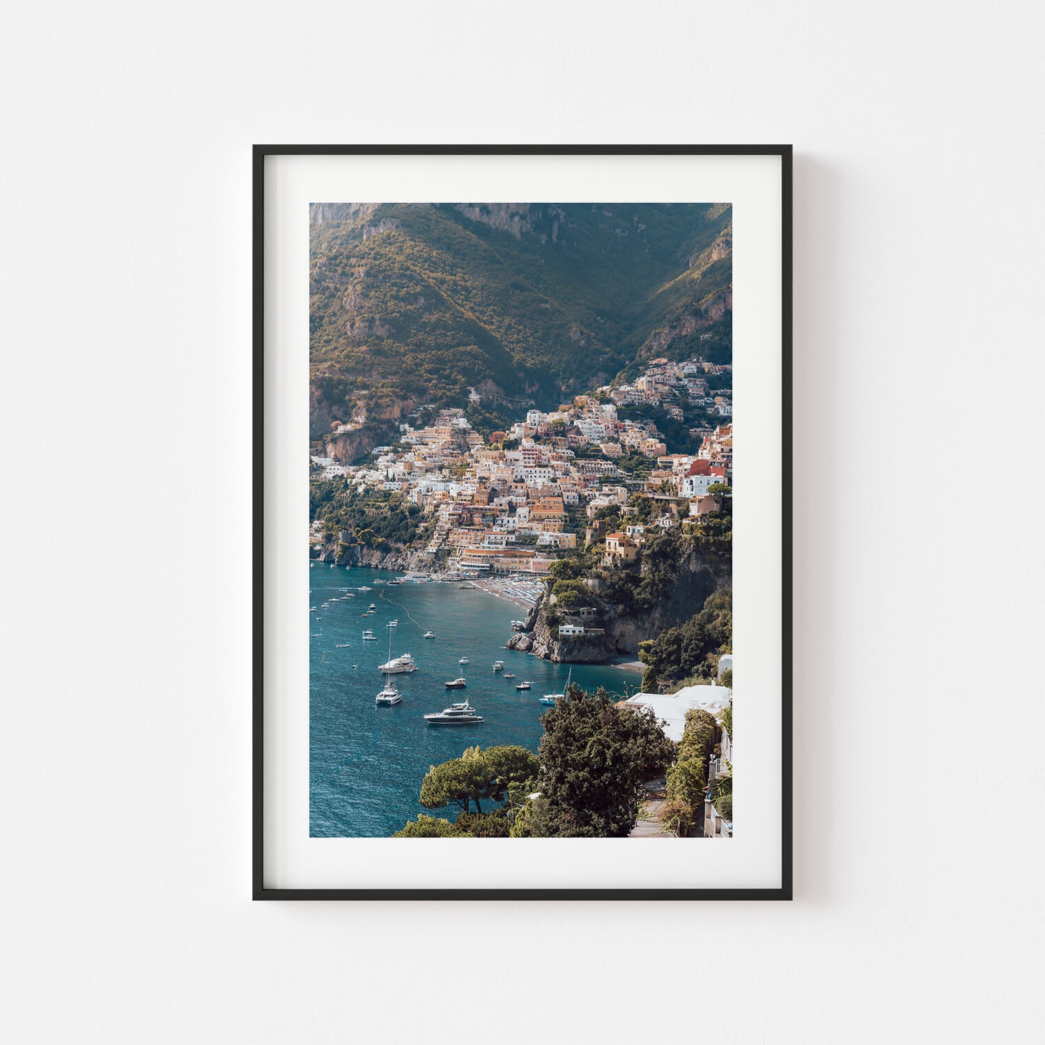 Positano in Bloom Art Print