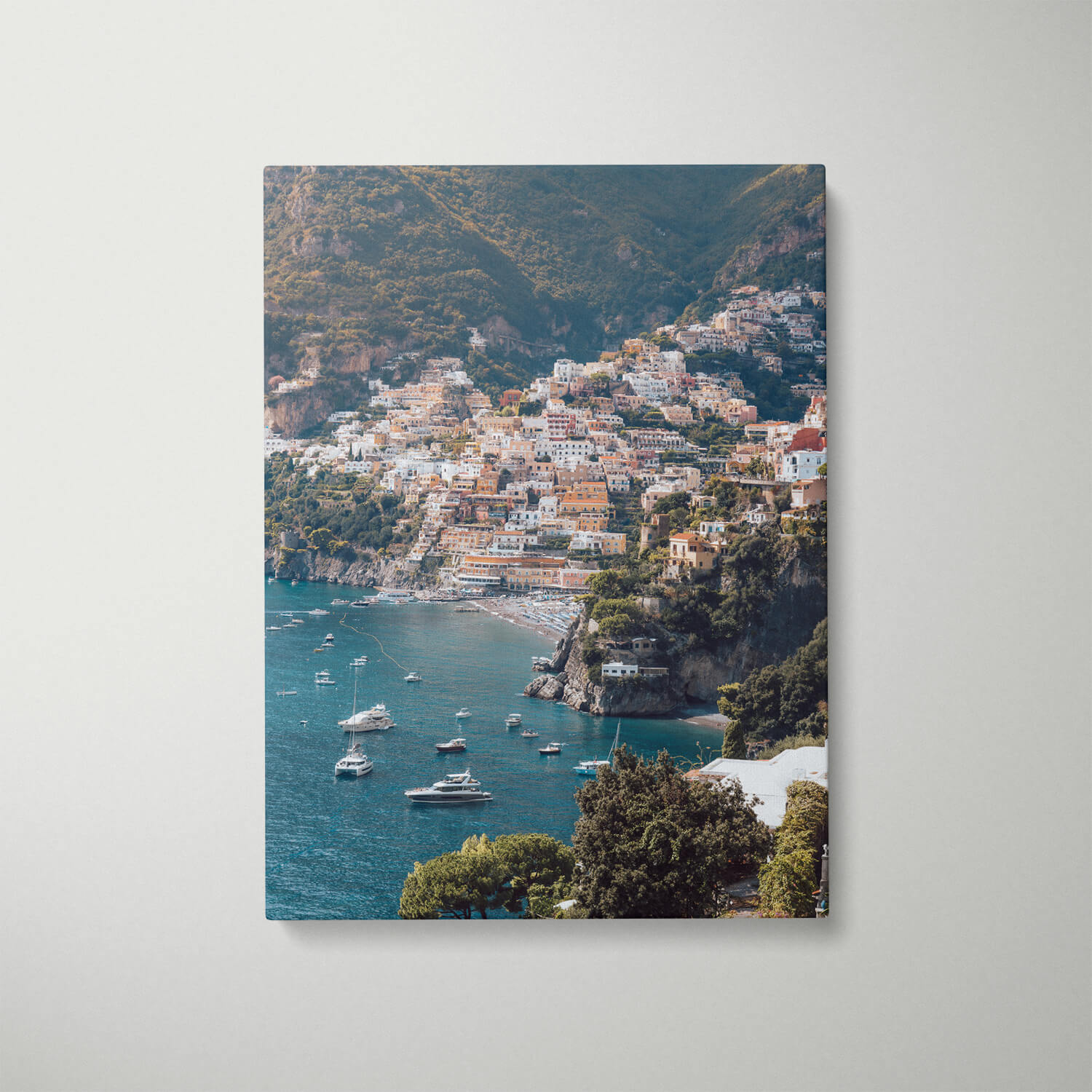 Positano in Bloom Art Print