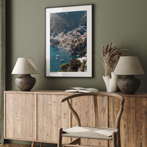 Positano in Bloom Art Print - Through Our Lens