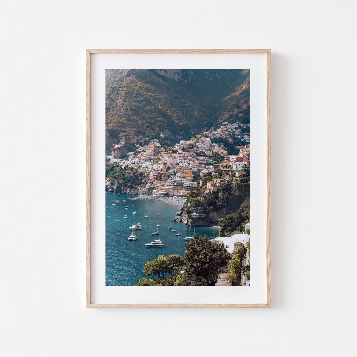 Positano in Bloom Art Print