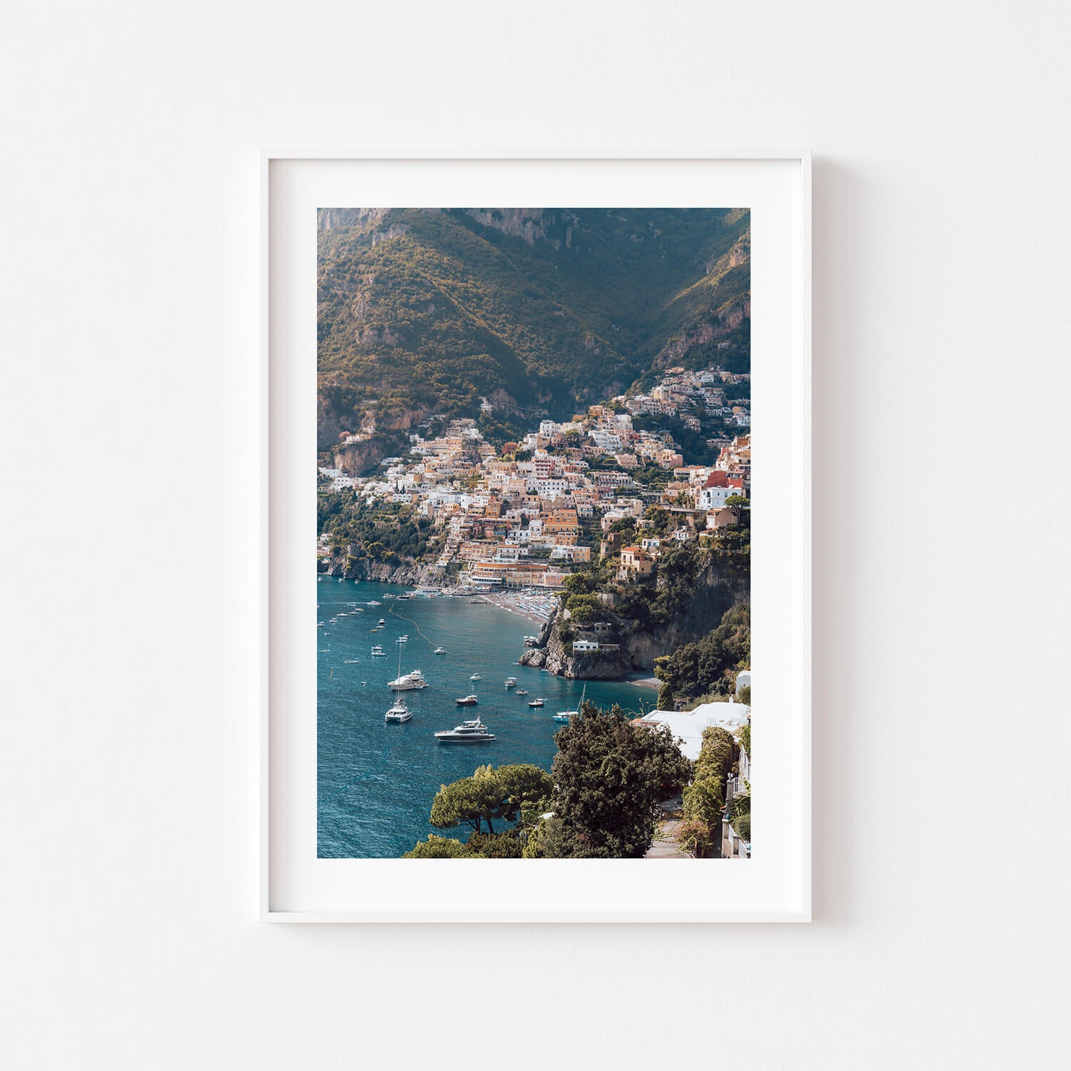 Positano in Bloom Art Print
