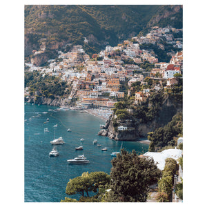 Positano in Bloom Art Print - Through Our Lens