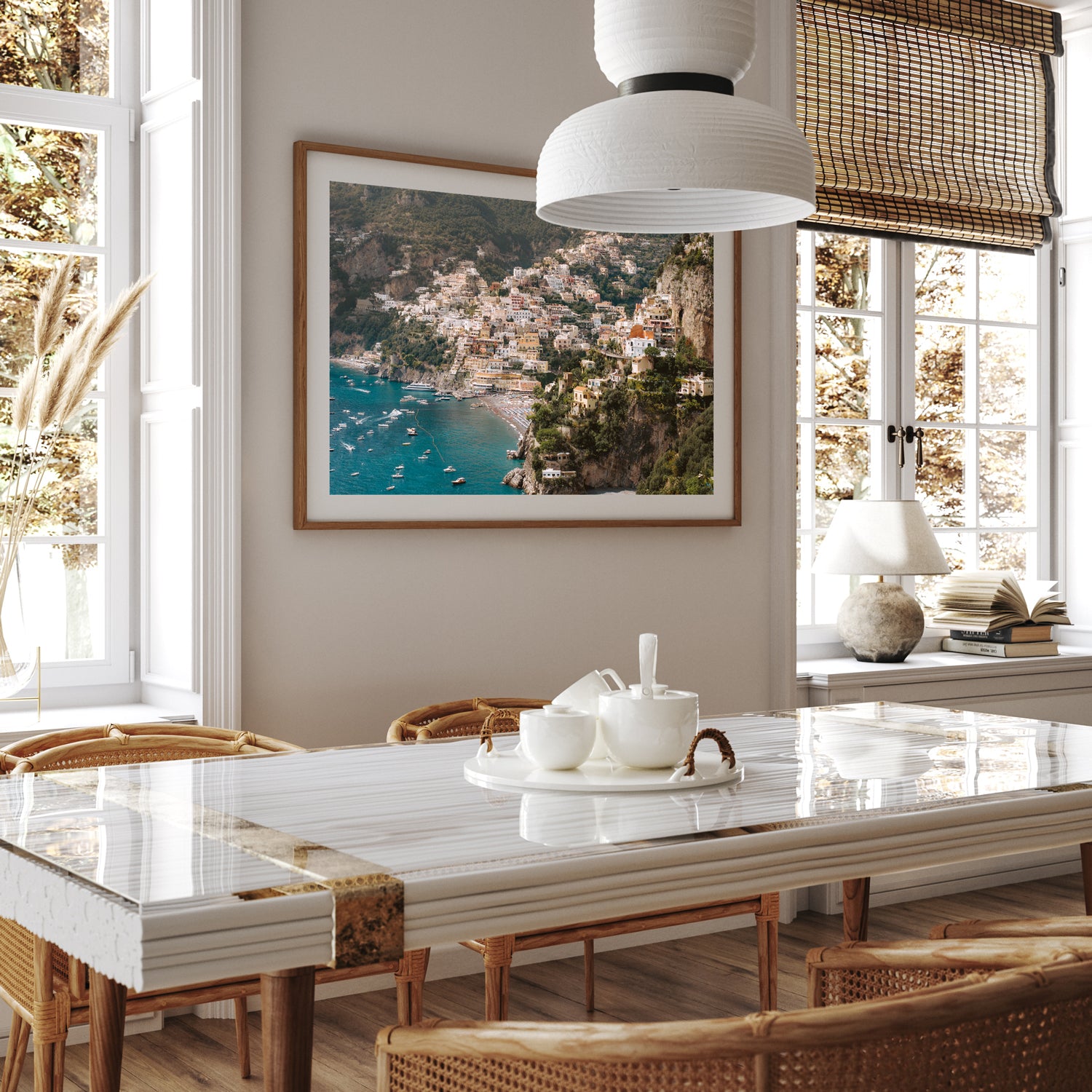 Positano Views Art Print
