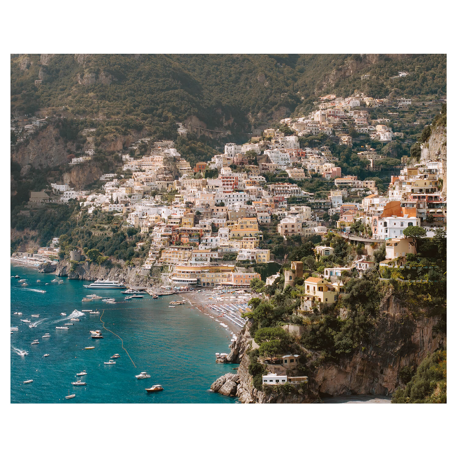 Positano Views Art Print