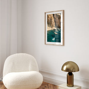 Praiano Boats Art Print