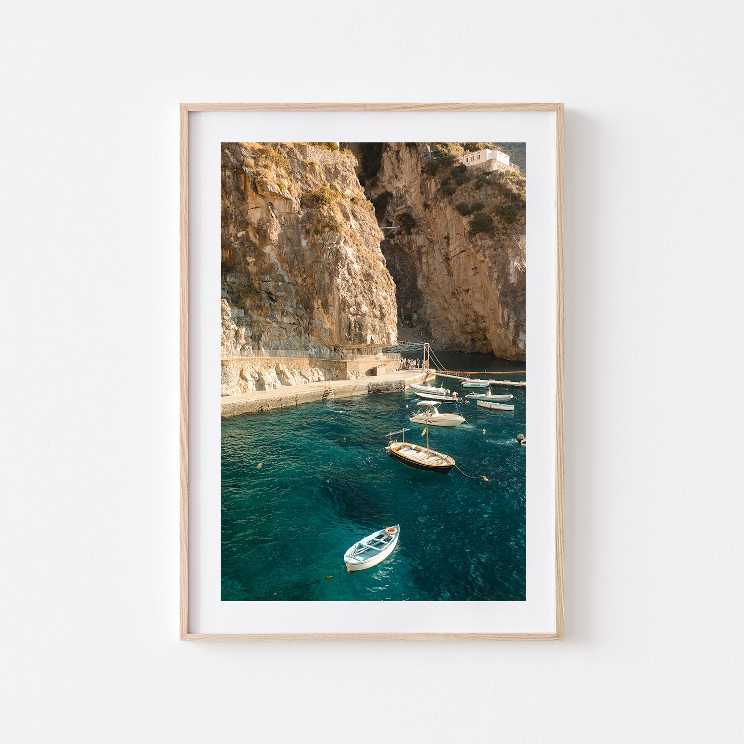 Praiano Boats Art Print