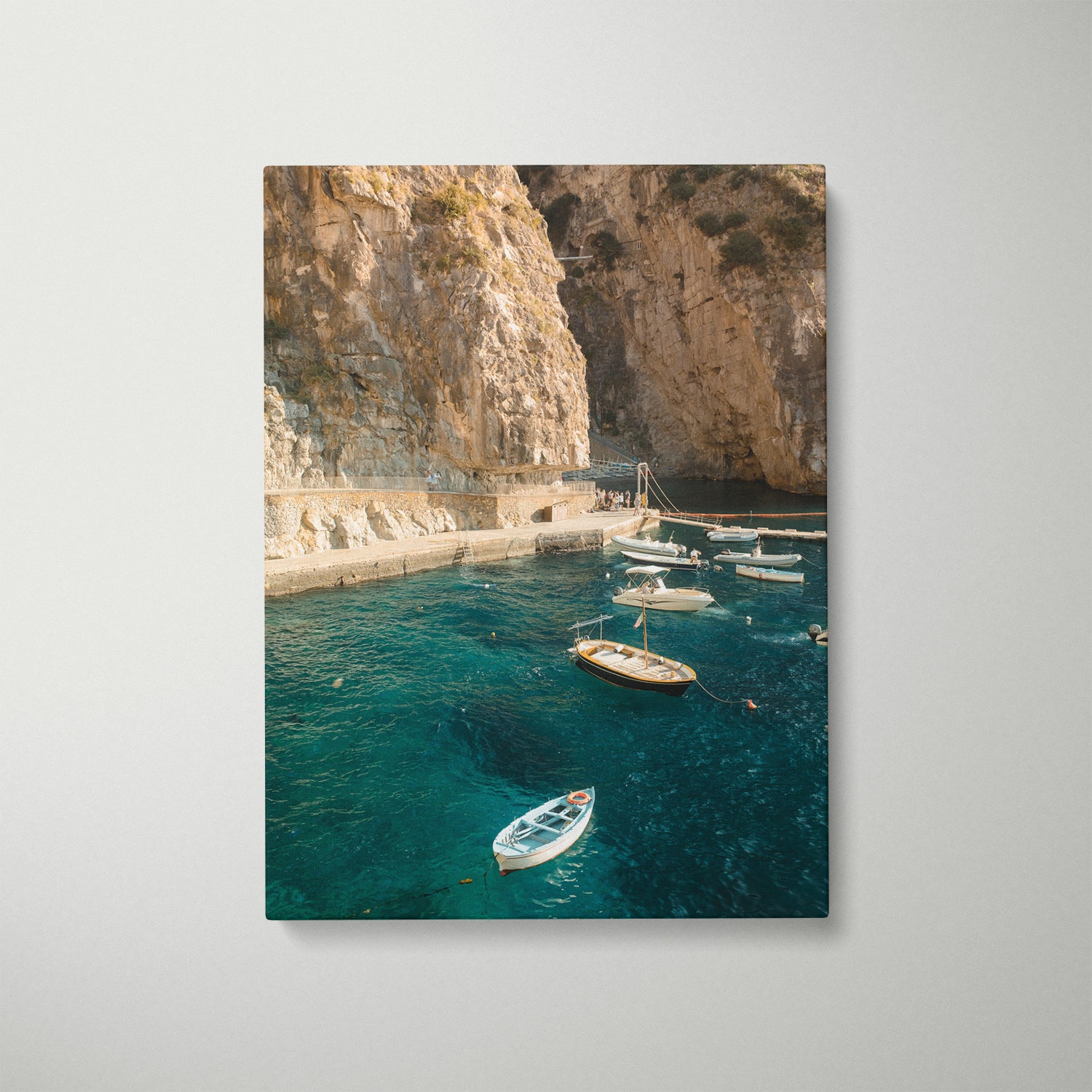 Praiano Boats Art Print