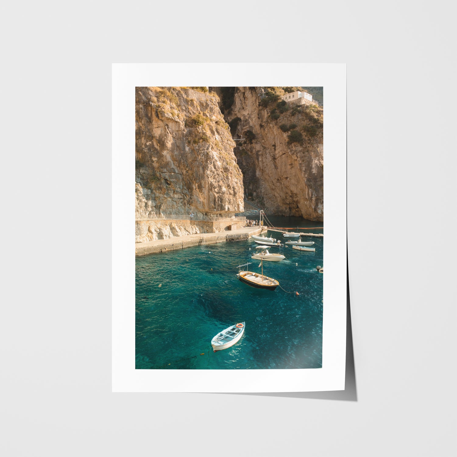 Praiano Boats Art Print