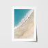 Summer coastal layers in soft tones - abstract seascape art print for modern beach homes