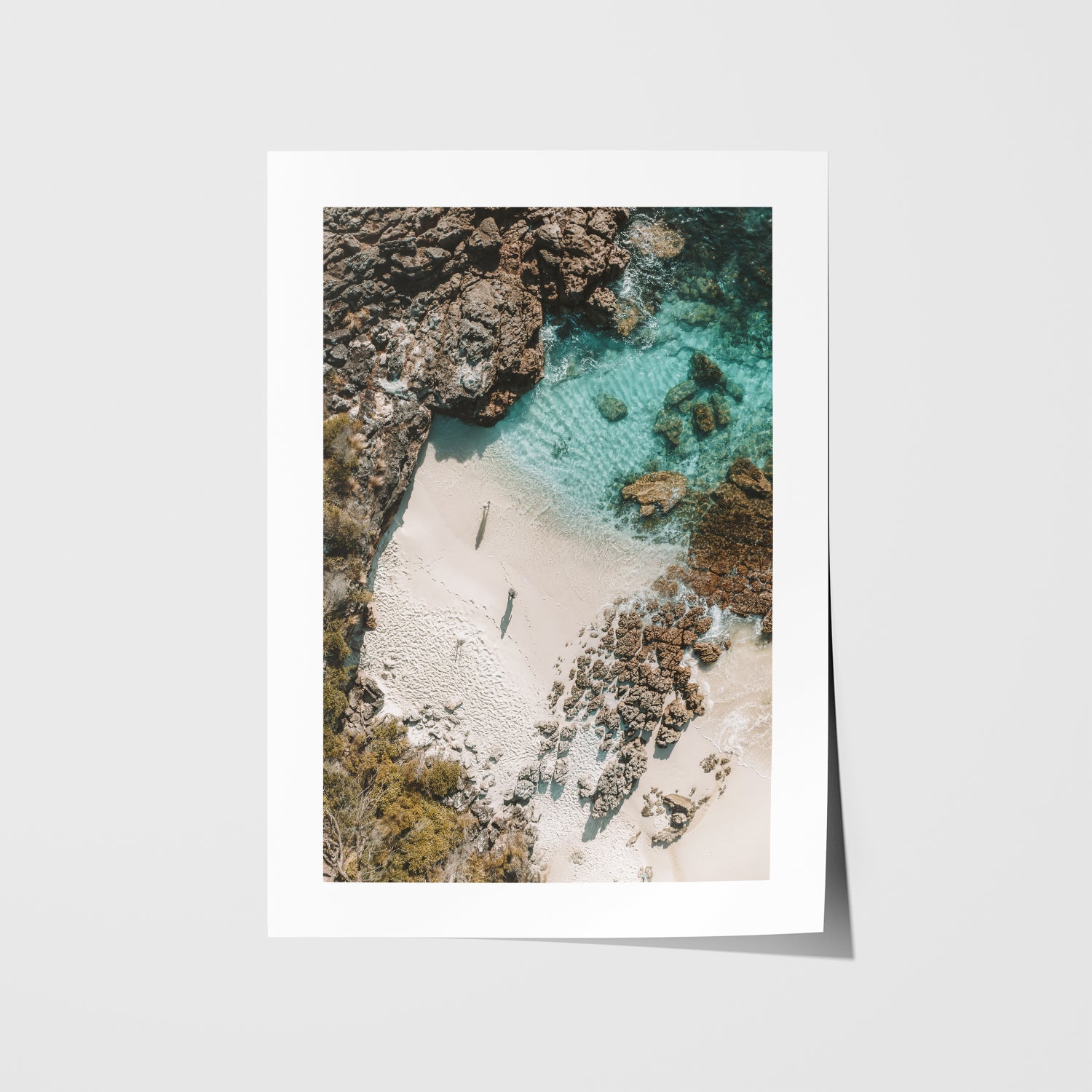 Jervis Bay morning paradise seascape - unframed coastal photography wall art for modern