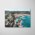 Bronte Beach swimming scene in white frame - "Saturday Sun" coastal wall art