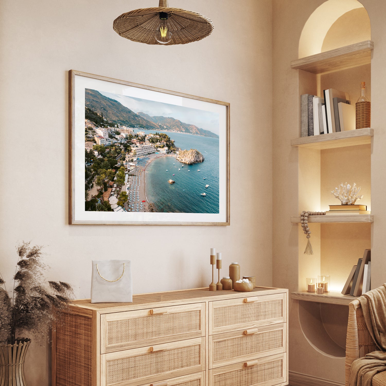 Scenic Taormina Art Print