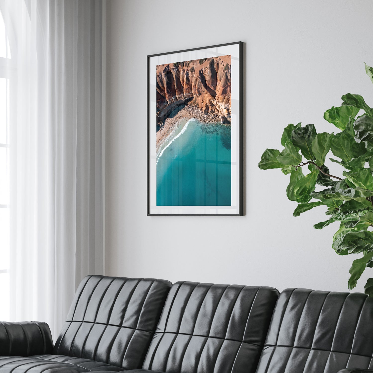 Sellicks Cliffside Art Print