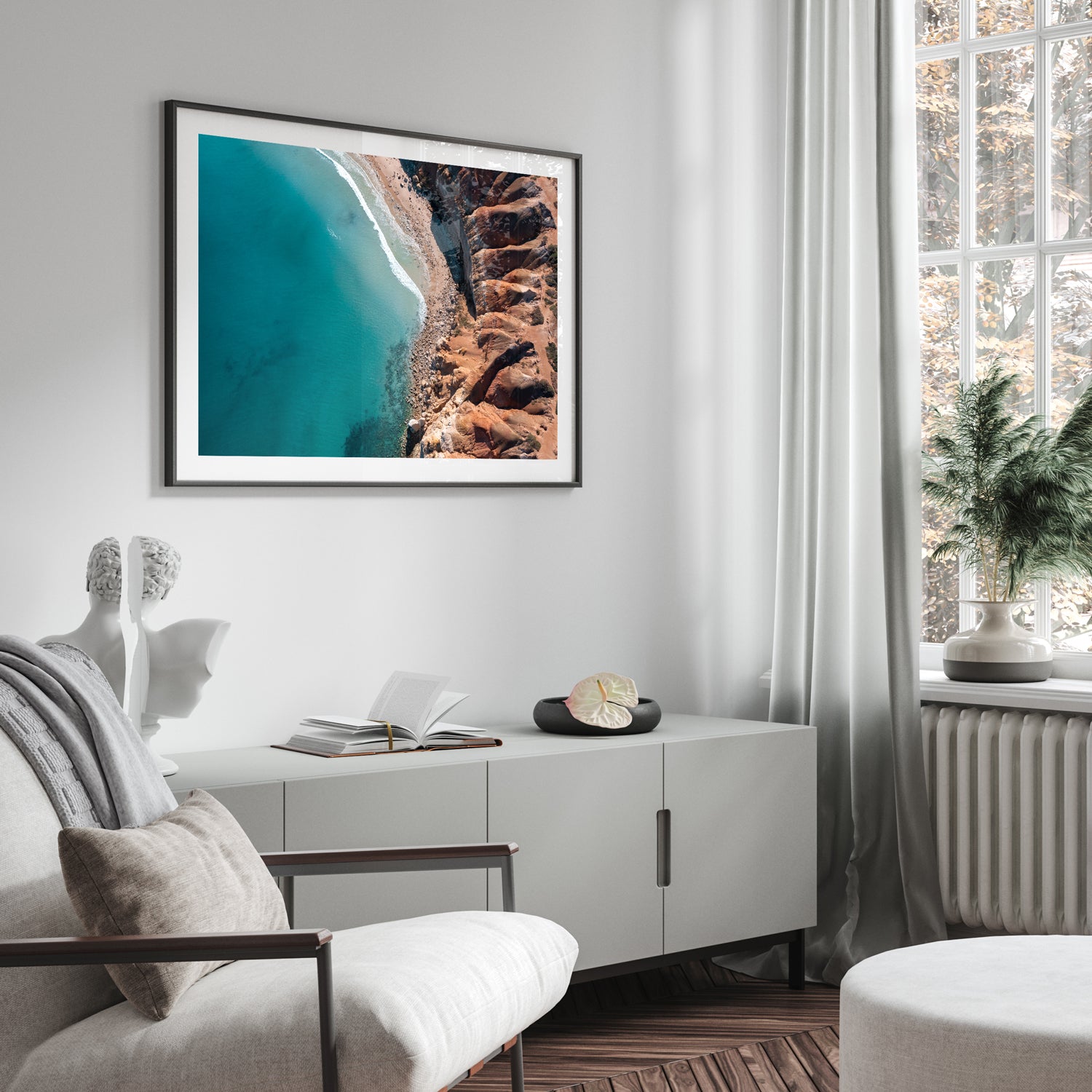 Sellicks Cliffside Art Print