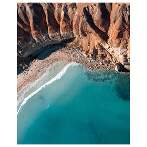 Sellicks Cliffside Art Print