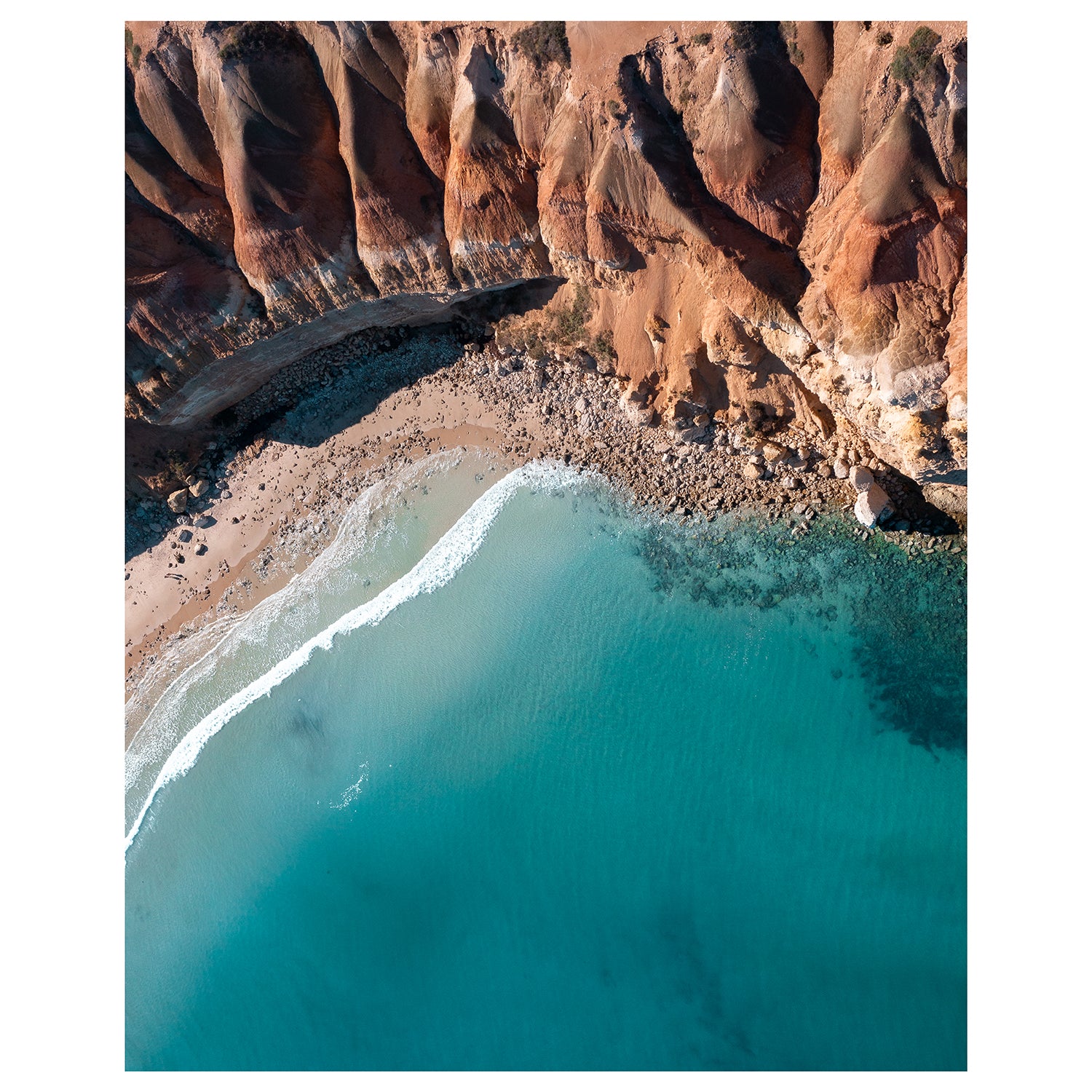 Sellicks Cliffside Art Print