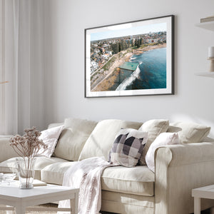 Shelly Beach Ocean Pool Art Print