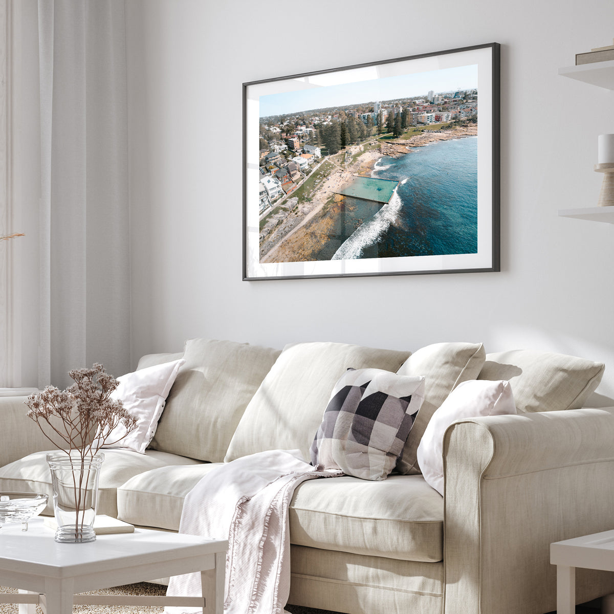 Shelly Beach Ocean Pool Art Print