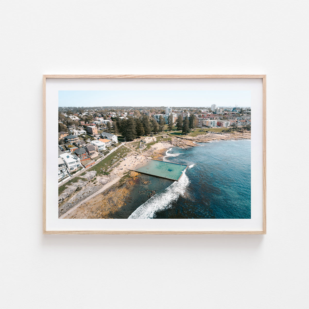 Shelly Beach Ocean Pool Art Print