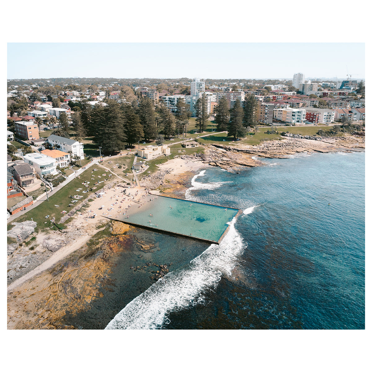Shelly Beach Ocean Pool Art Print