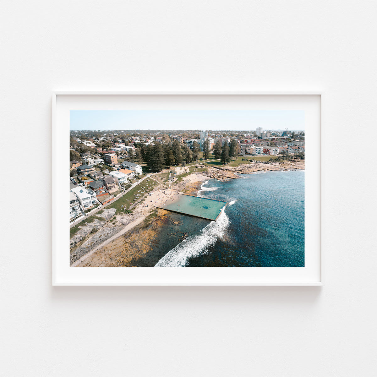 Shelly Beach Ocean Pool Art Print