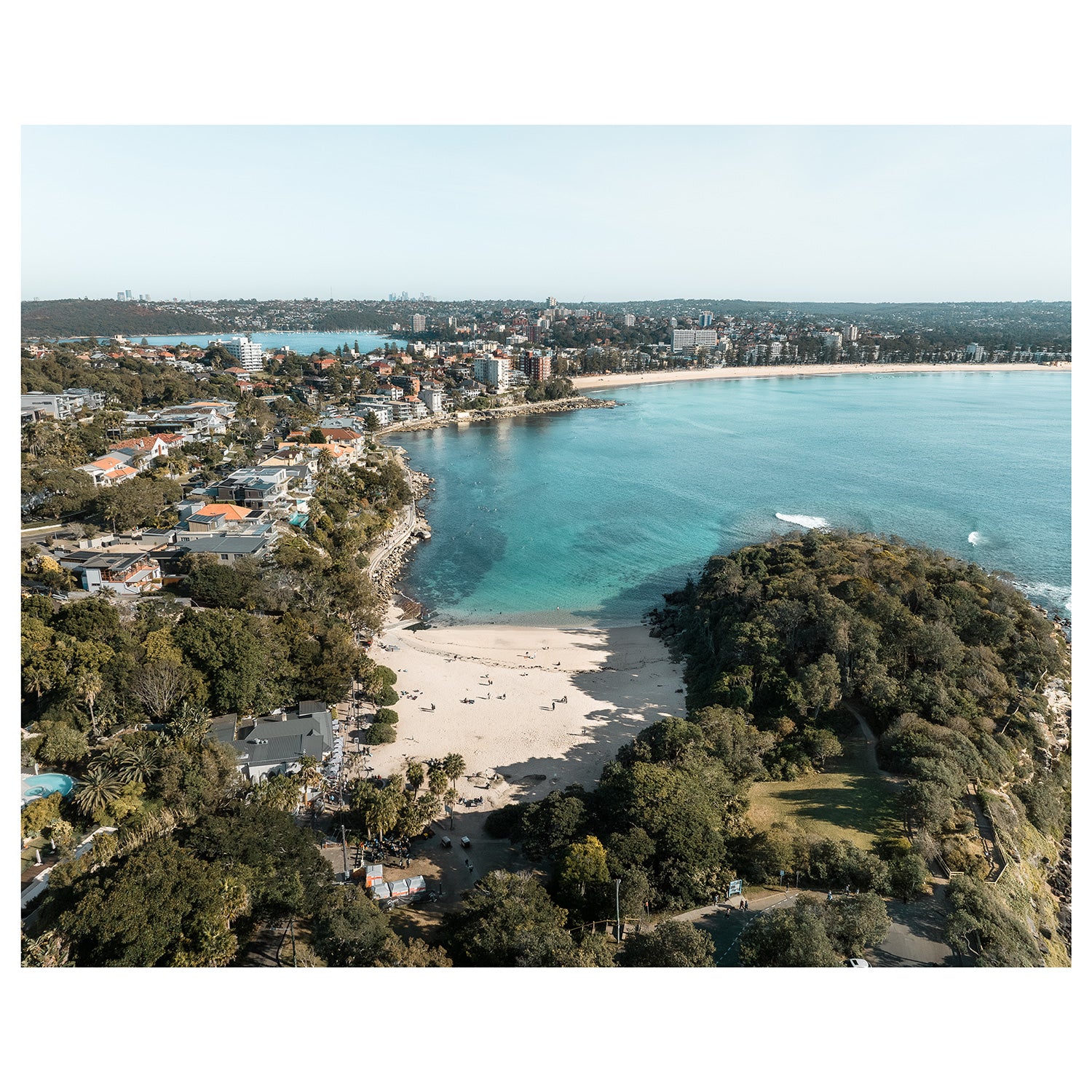Shelly to Manly coastal seascape - unframed beach photography wall art