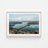 Spit Bridge Sydney coastal view in oak frame - landscape wall art for modern homes