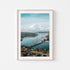 Spit Bridge scenic harbour view in oak frame - Sydney coastal landscape wall art