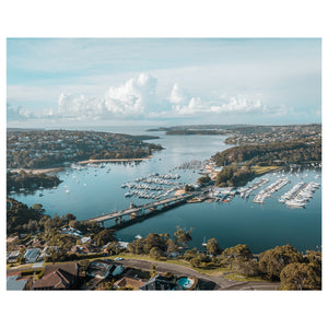 Spit Bridge scenic harbour view - unframed Sydney landscape photography wall art