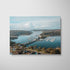 Spit Bridge scenic harbor view in white frame - Sydney coastal landscape wall art
