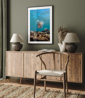 Striped Majesty coastal seascape - unframed ocean photography art for modern homes