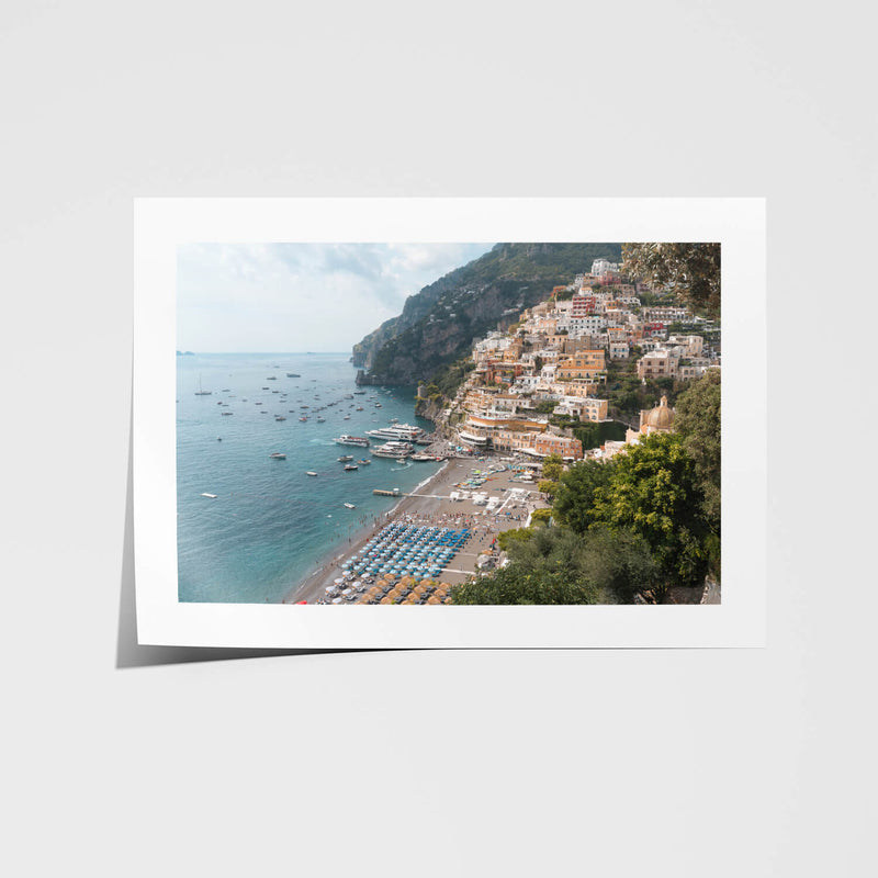 Summer in Positano Art Print - Through Our Lens