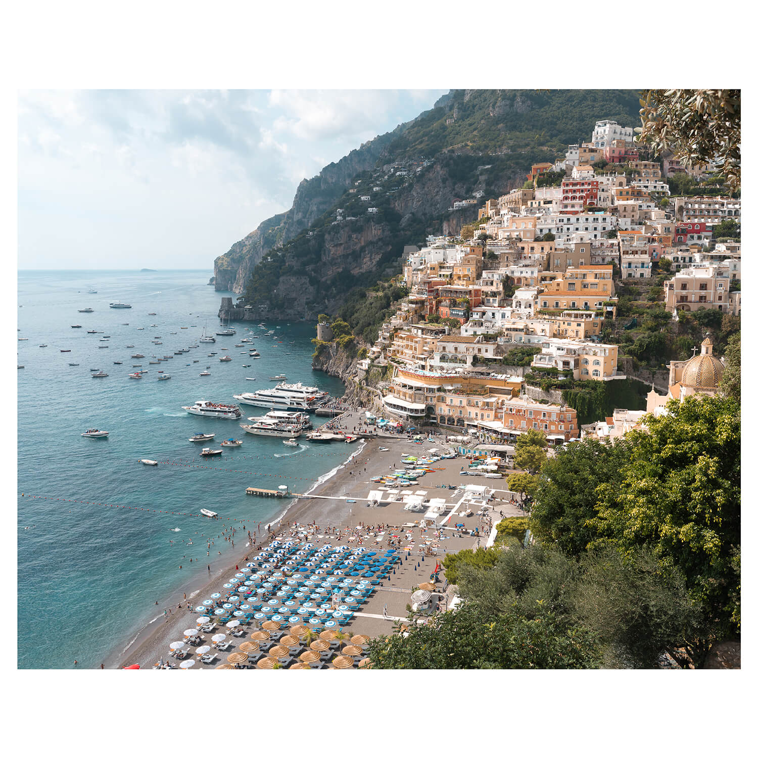 Summer in Positano Art Print