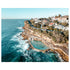 Bronte Beach sunlit aerial view - coastal landscape photography wall art