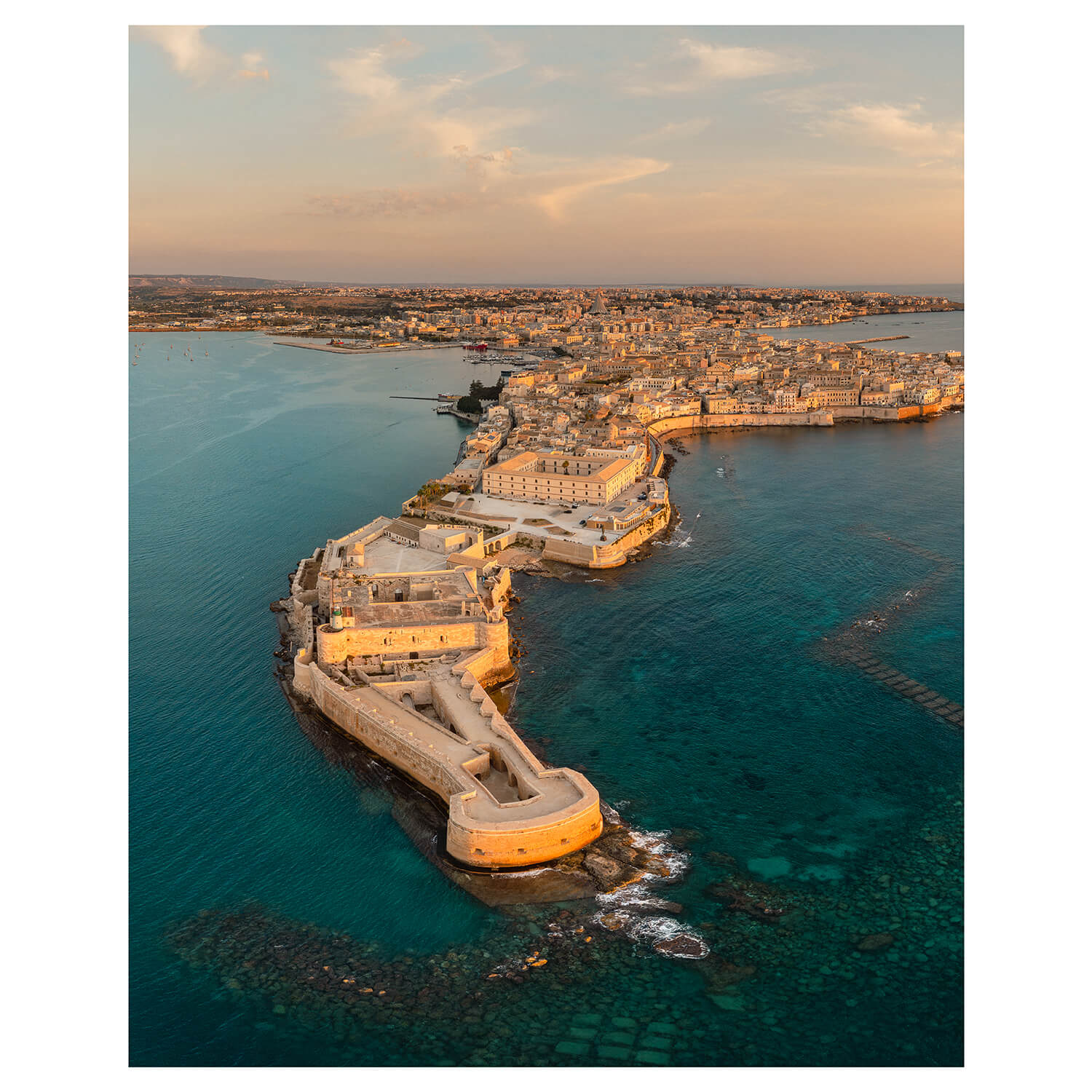 Sunrise in Syracuse Art Print